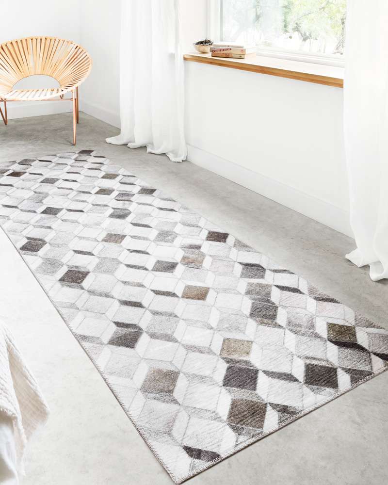 Loloi - Maddox Grey / Mocha 2-3in x 3-9in Accent Rug - MADDMAD-02GYMC2339 veiw 3
