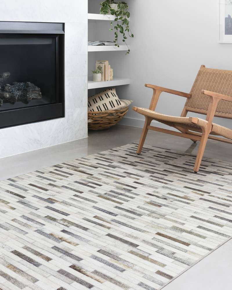 Loloi - Maddox Ivory / Grey 2-3in x 3-9in Accent Rug - MADDMAD-01IVGY2339 veiw 2