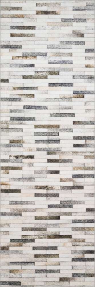 Loloi - Maddox Ivory / Grey 2-6in x 7-6in Runner Rug - MADDMAD-01IVGY2676 veiw 1
