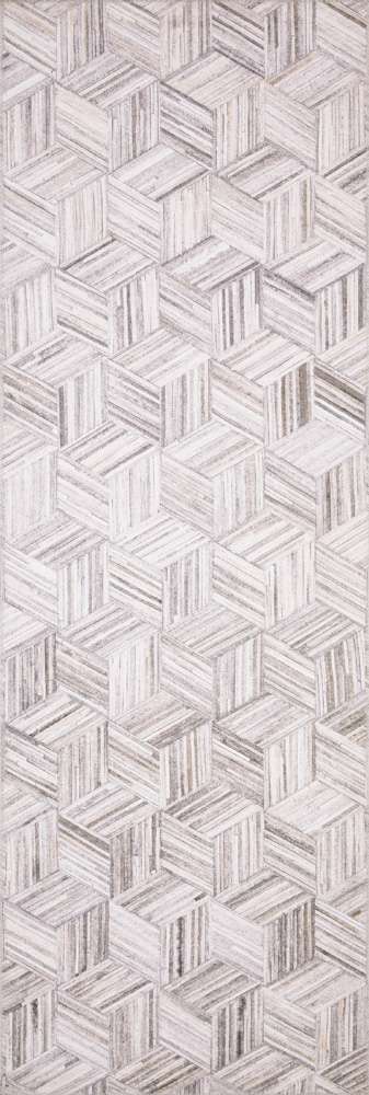 Loloi - Maddox Lt Grey / Ivory 2-6in x 7-6in Runner Rug - MADDMAD-07LCIV2676 veiw 1