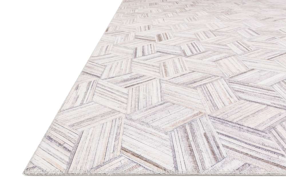 Loloi - Maddox Lt Grey / Ivory 7-6in x 9-6in Area Rug - MADDMAD-07LCIV7696 veiw 4