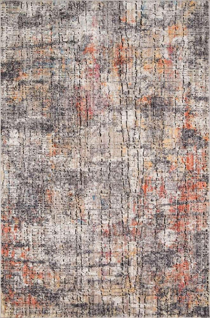 Loloi - Medusa Graphite / Sunset 18in x 18in Sample Rug - MEDUMED-07GTSS160S veiw 1