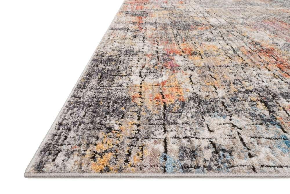 Loloi - Medusa Graphite / Sunset 18in x 18in Sample Rug - MEDUMED-07GTSS160S veiw 6