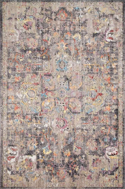 Loloi - Medusa Charcoal / Fiesta 9-3in x 13-3in Area Rug - MEDUMED-06CCFD93D3 veiw 1
