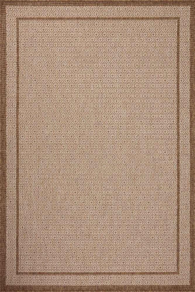 Loloi - Merrick Chestnut / Oatmeal 3-9in x 5-9in Accent Rug - MERRMER-05CNOT3959 veiw 1