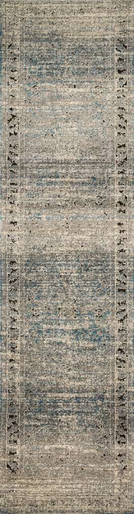 Loloi - Millennium Grey / Blue 2-8in x 7-6in Runner Rug - MILLMV-02GYBB2876 veiw 1