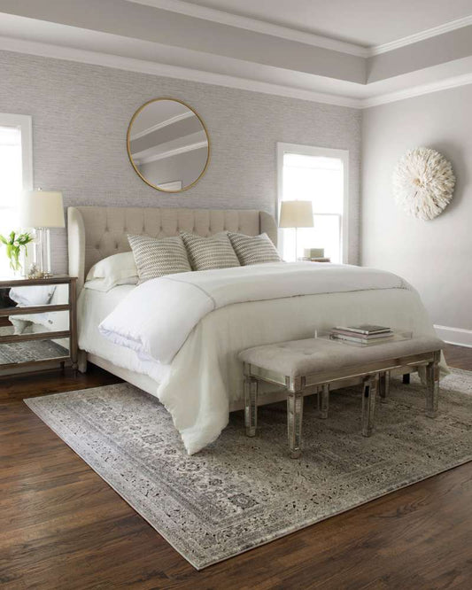 Loloi - Millennium Grey / Charcoal 5-3in x 7-6in Area Rug - MILLMV-02GYCC5376 veiw 2