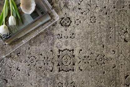 Loloi - Millennium Grey / Charcoal 6-7in x 9-2in Area Rug - MILLMV-02GYCC6792 veiw 3