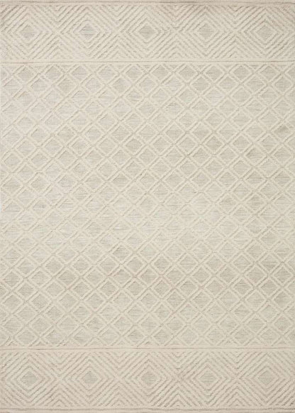 Loloi - Neda Ivory / Natural 18in x 18in Sample Rug - NEDANED-04IVNA160S veiw 1