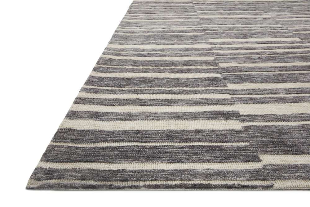 Loloi - Neda Natural / Slate 18in x 18in Sample Rug - NEDANED-06NASL160S veiw 2