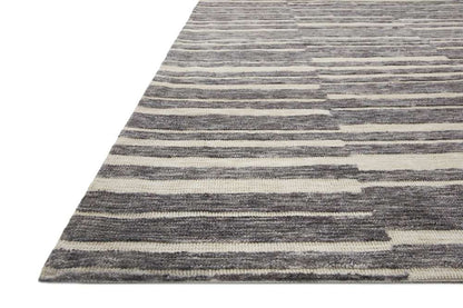Loloi - Neda Natural / Slate 18in x 18in Sample Rug - NEDANED-06NASL160S veiw 2