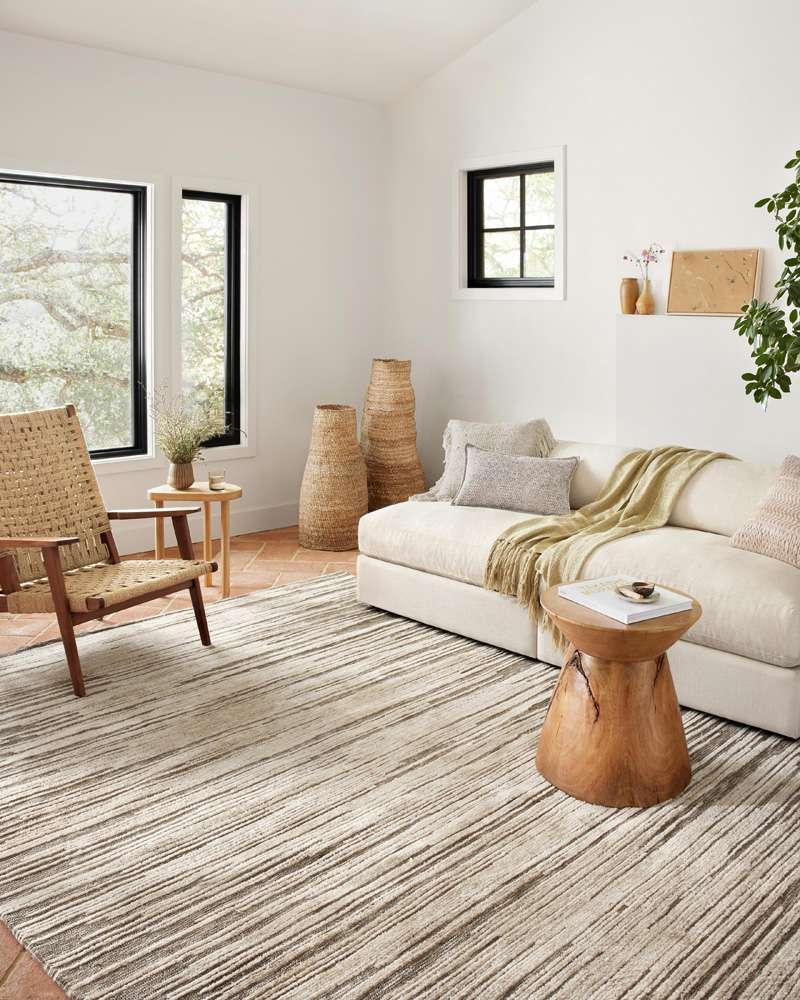 Loloi - Neda Taupe / Stone 18in x 18in Sample Rug - NEDANED-01TASN160S veiw 2