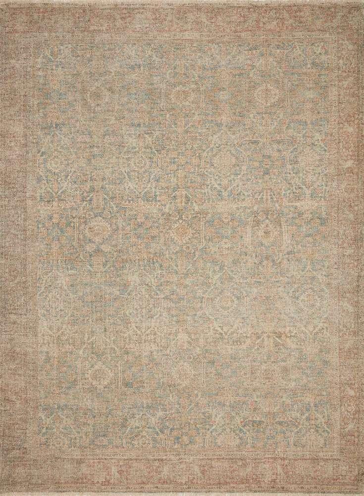 Loloi - Priya Denim / Rust 2-3in x 3-9in Accent Rug - PRIYPRY-06DERU2339 veiw 1