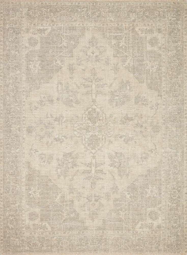 Loloi - Priya Ivory / Grey 5-0in x 7-6in Area Rug - PRIYPRY-04IVGY5076 veiw 1
