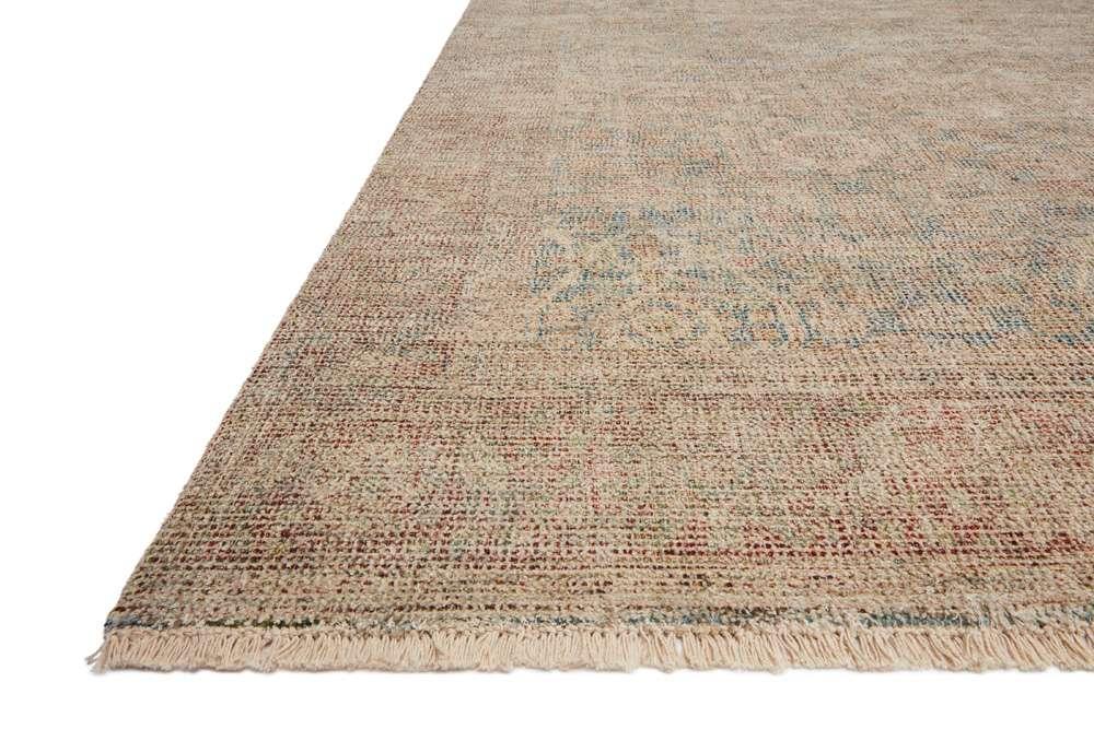 Loloi - Priya Denim / Rust 7-9in x 9-9in Area Rug - PRIYPRY-06DERU7999 veiw 2