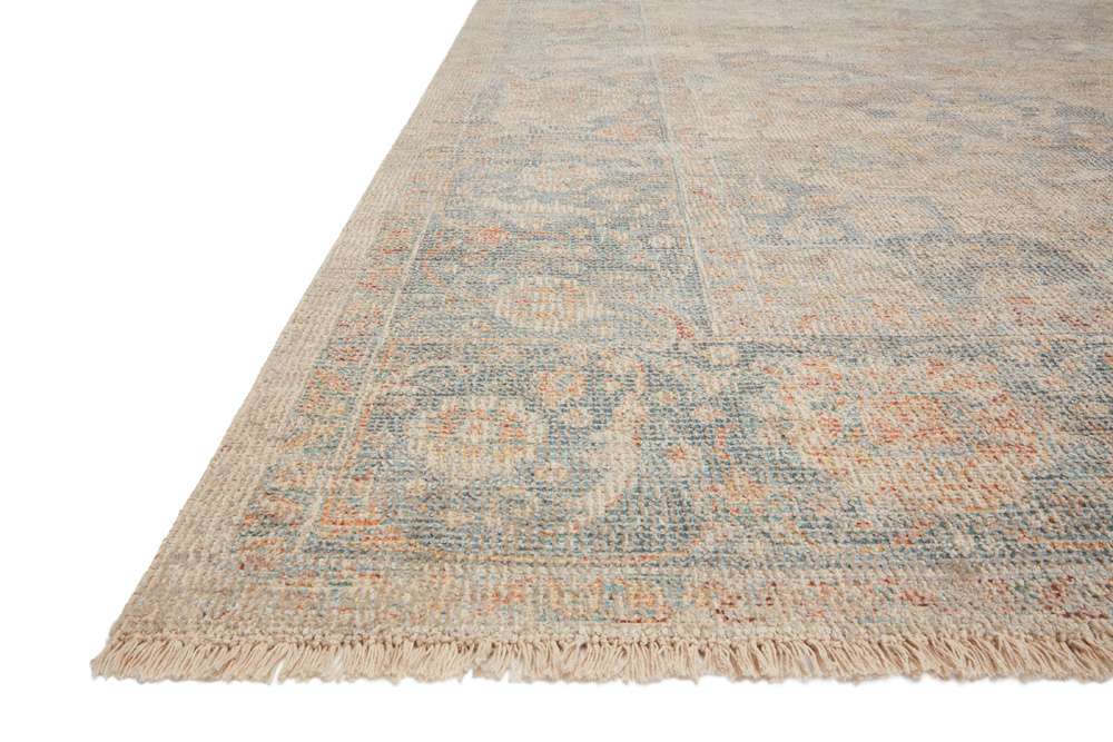 Loloi - Priya Bone / Bluestone 9-3in x 13 Area Rug - PRIYPRY-08BOZV93D0 veiw 3