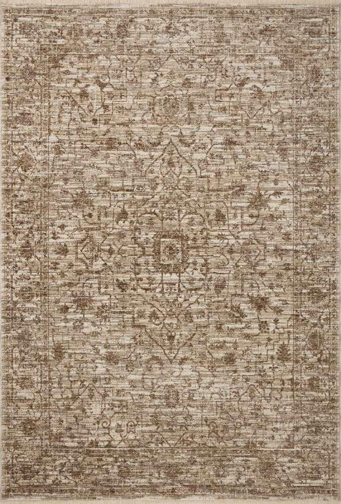 Loloi - Sorrento Bark / Natural 18in x 18in Sample Rug - SORRSOR-01BSNA160S veiw 1