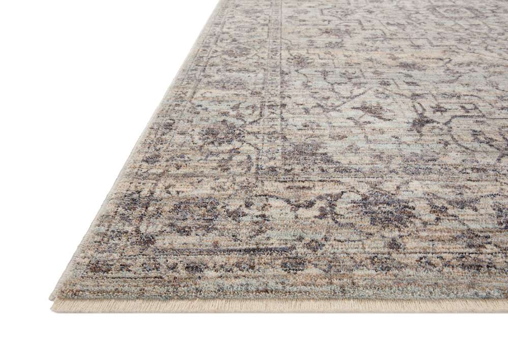 Loloi - Sorrento Mist / Charcoal 18in x 18in Sample Rug - SORRSOR-01MICC160S veiw 2