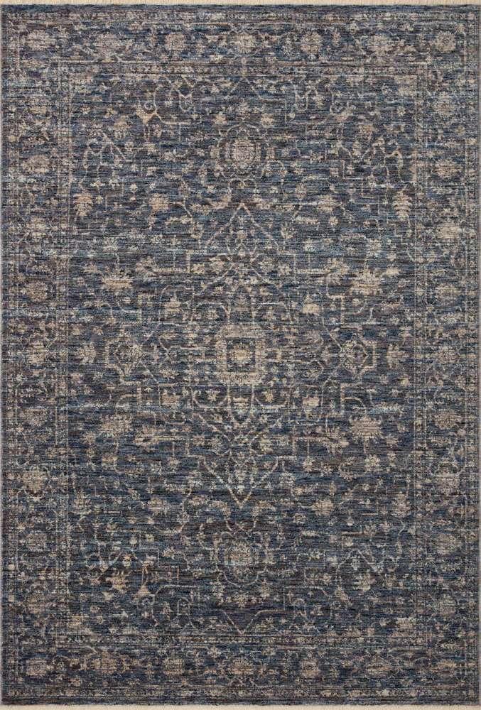 Loloi - Sorrento Midnight / Natural 2-7in x 10-0in Runner Rug - SORRSOR-01MDNA27A0 veiw 1