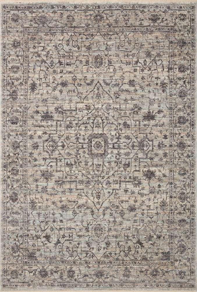 Loloi - Sorrento Mist / Charcoal 3-11in x 5-7in Accent Rug - SORRSOR-01MICC3B57 veiw 1