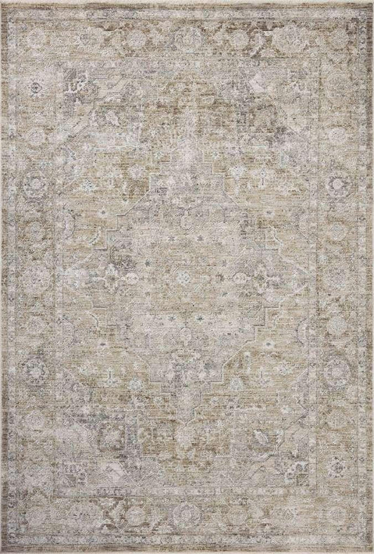 Loloi - Tabitha Khaki / Slate 9-6in x 13 Area Rug - TABITAI-01KHSL96D0 veiw 1