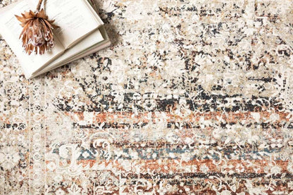 Loloi - Theia Taupe / Brick 18in x 18in Sample Rug - THEITHE-05TABK160S veiw 3