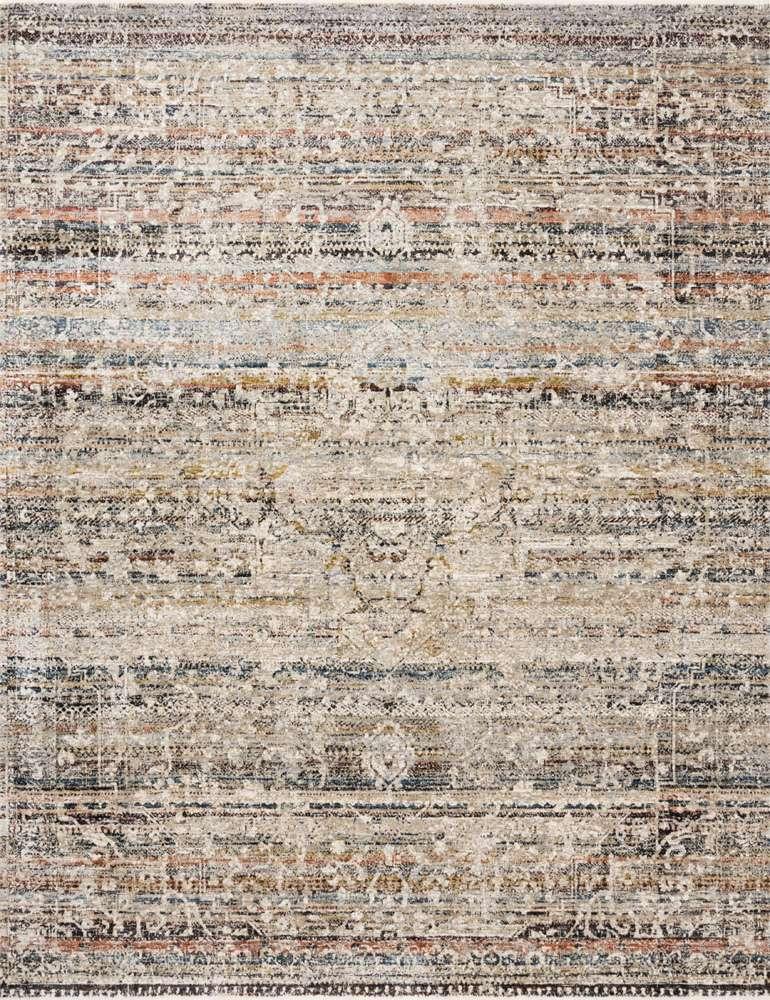 Loloi - Theia Taupe / Multi 5-0in x 8-0in Area Rug - THEITHE-03TAML5080 veiw 1