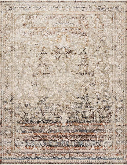 Loloi - Theia Taupe / Brick 7-10in x 10 Area Rug - THEITHE-05TABK7AA0 veiw 1