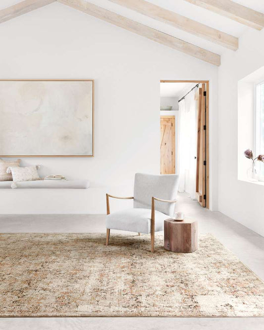 Loloi - Theia Taupe / Gold 7-10in x 10 Area Rug - THEITHE-02TAGO7AA0 veiw 2