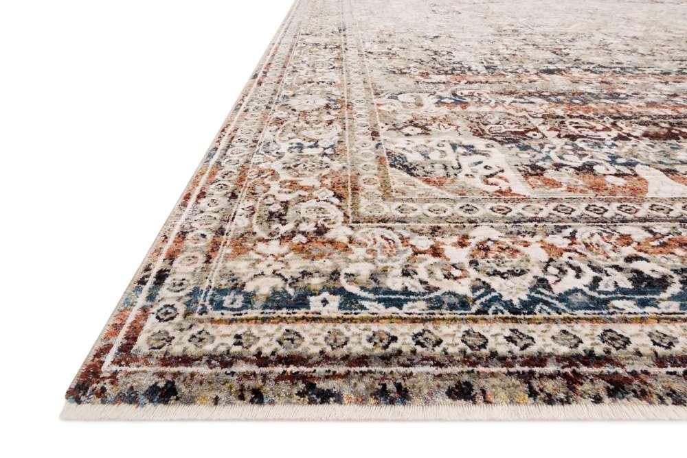 Loloi - Theia Taupe / Brick 9-5in x 12-10in Area Rug - THEITHE-05TABK95CA veiw 6
