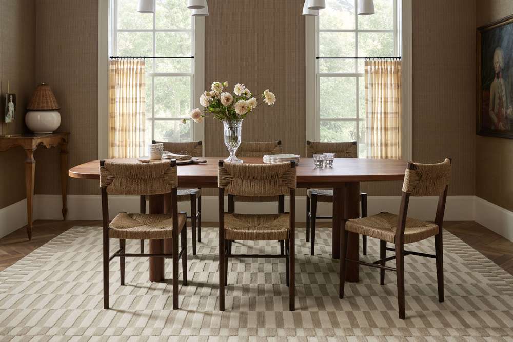 Chris Loves Julia x Loloi - Bradley Ivory / Beige 18in x 18in Sample Rug - BRAYBRL-02IVBE160S veiw 4