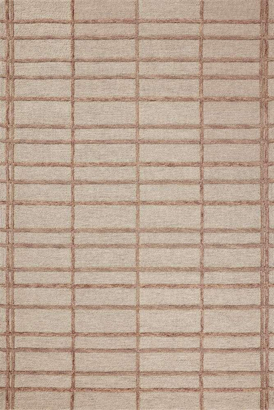 Chris Loves Julia x Loloi - Bradley Rose / Blush 18in x 18in Sample Rug - BRAYBRL-04ROBH160S veiw 1