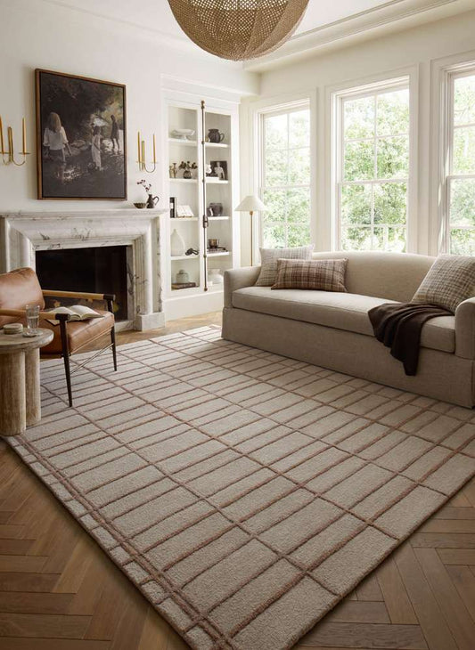 Chris Loves Julia x Loloi - Bradley Rose / Blush 3-6in x 5-6in Accent Rug - BRAYBRL-04ROBH3656 veiw 2