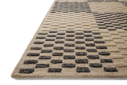 Chris Loves Julia x Loloi - Bradley Beige / Midnight 8-6in x 11-6in Area Rug - BRAYBRL-01BEMD86B6 veiw 4