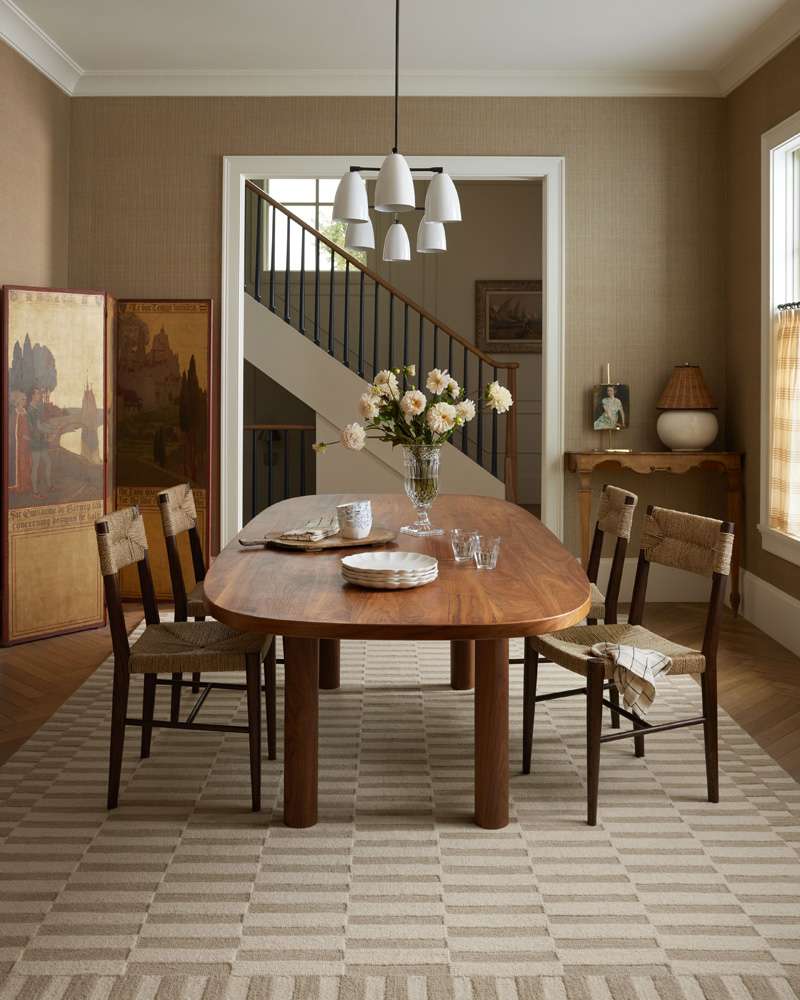 Chris Loves Julia x Loloi - Bradley Ivory / Beige 8-6in x 11-6in Area Rug - BRAYBRL-02IVBE86B6 veiw 2