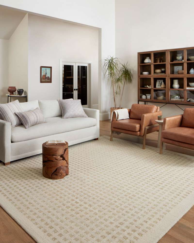 Chris Loves Julia x Loloi - Polly Ivory / Natural 2-0in x 5-0in Accent Rug - POLLPOL-01IVNA2050 veiw 2