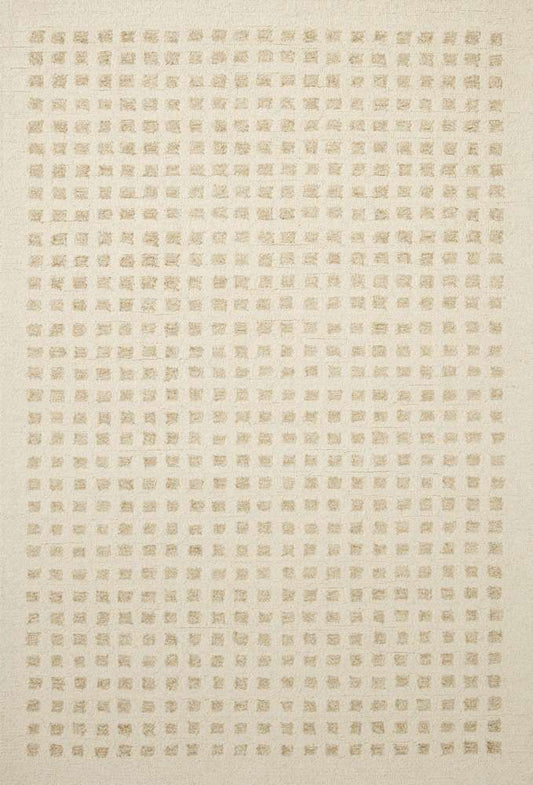 Chris Loves Julia x Loloi - Polly Ivory / Natural 5-0in x 7-6in Area Rug - POLLPOL-01IVNA5076 veiw 1