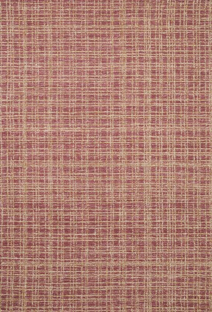 Chris Loves Julia x Loloi - Polly Berry / Natural 9-3in x 13 Area Rug - POLLPOL-03BYNA93D0 veiw 1