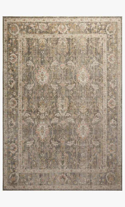 Chris Loves Julia x Loloi - Rosemarie Sage / Blush 18in x 18in Sample Rug - ROSMROE-01SGBH160S veiw 1