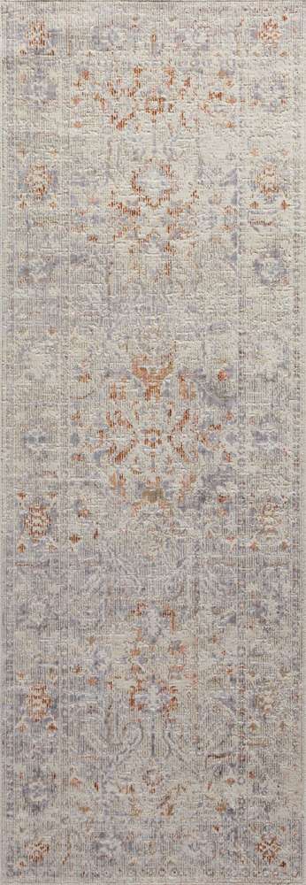 Chris Loves Julia x Loloi - Rosemarie Oatmeal / Lavender 2-7in x 12-0in Runner Rug - ROSMROE-05OTLA27C0 veiw 1
