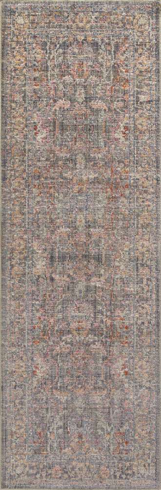 Chris Loves Julia x Loloi - Rosemarie Stone / Multi 2-7in x 12-0in Runner Rug - ROSMROE-01SNML27C0 veiw 1