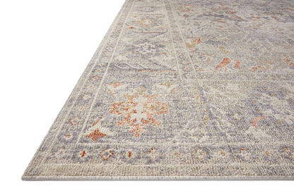 Chris Loves Julia x Loloi - Rosemarie Oatmeal / Lavender 5 x 7-10in Area Rug - ROSMROE-05OTLA507A veiw 3