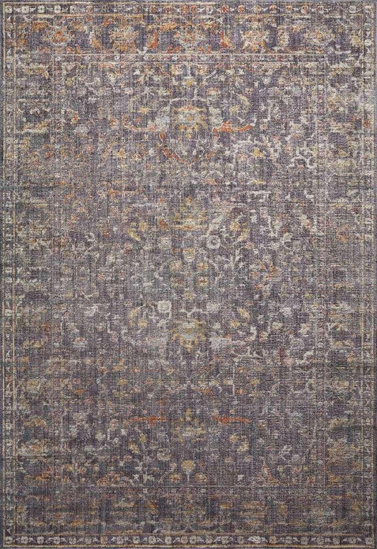 Chris Loves Julia x Loloi - Rosemarie Graphite / Multi 9-0in x 12-0in Area Rug - ROSMROE-04GTML90C0 veiw 1