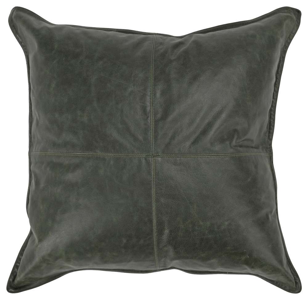 Classic Home - SLD Leather Acre Forest Green 22x22 - V240097 veiw 1
