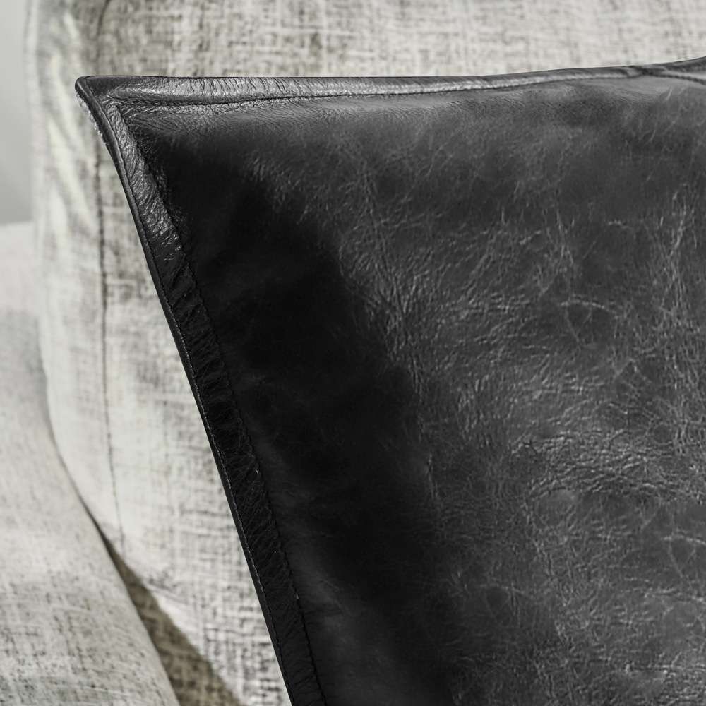 Classic Home - SLD Leather Dexter Onyx 22x22 - V180034 veiw 3