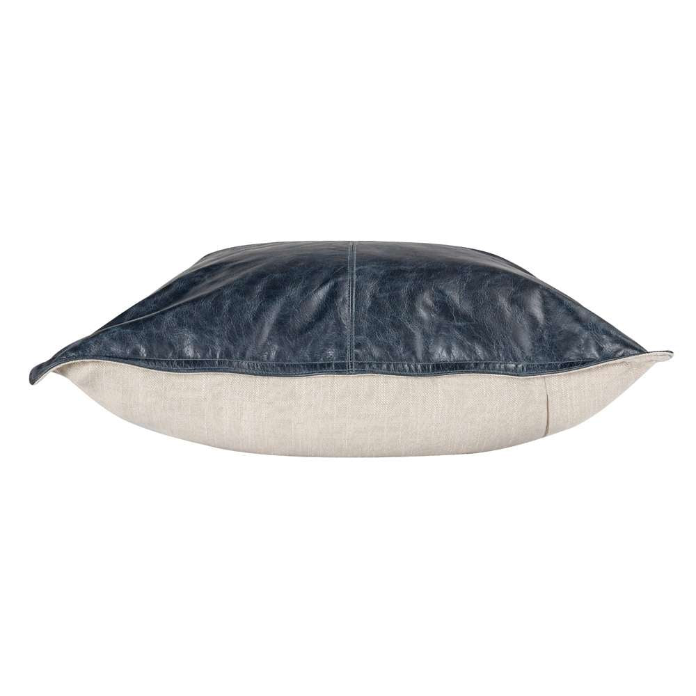 Classic Home - SLD Leather Naval Nightfall Blue 22x22 - V240095 veiw 4