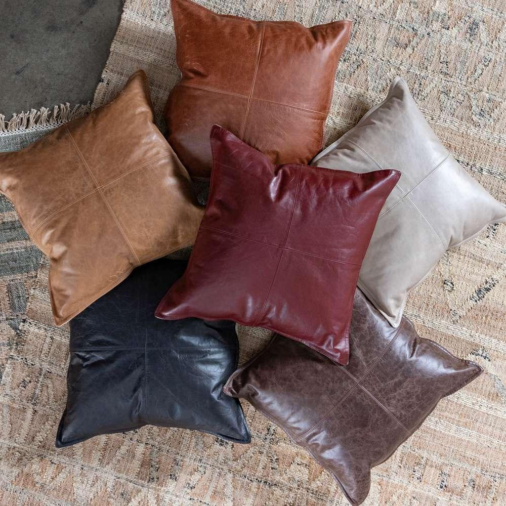 Classic Home - SLD Leather Parsons Cocoa 22x22 - V180021 veiw 3