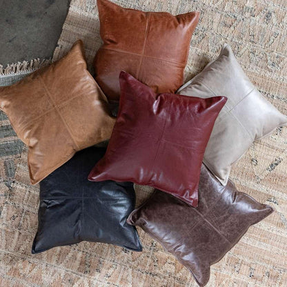 Classic Home - SLD Leather Parsons Cocoa 22x22 - V180021 veiw 3
