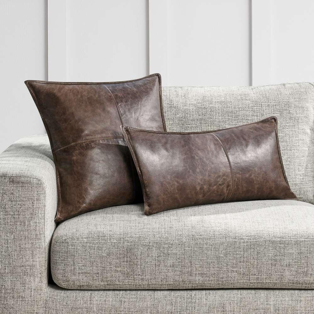 Classic Home - SLD Leather Parsons Cocoa 22x22 - V180021 veiw 5
