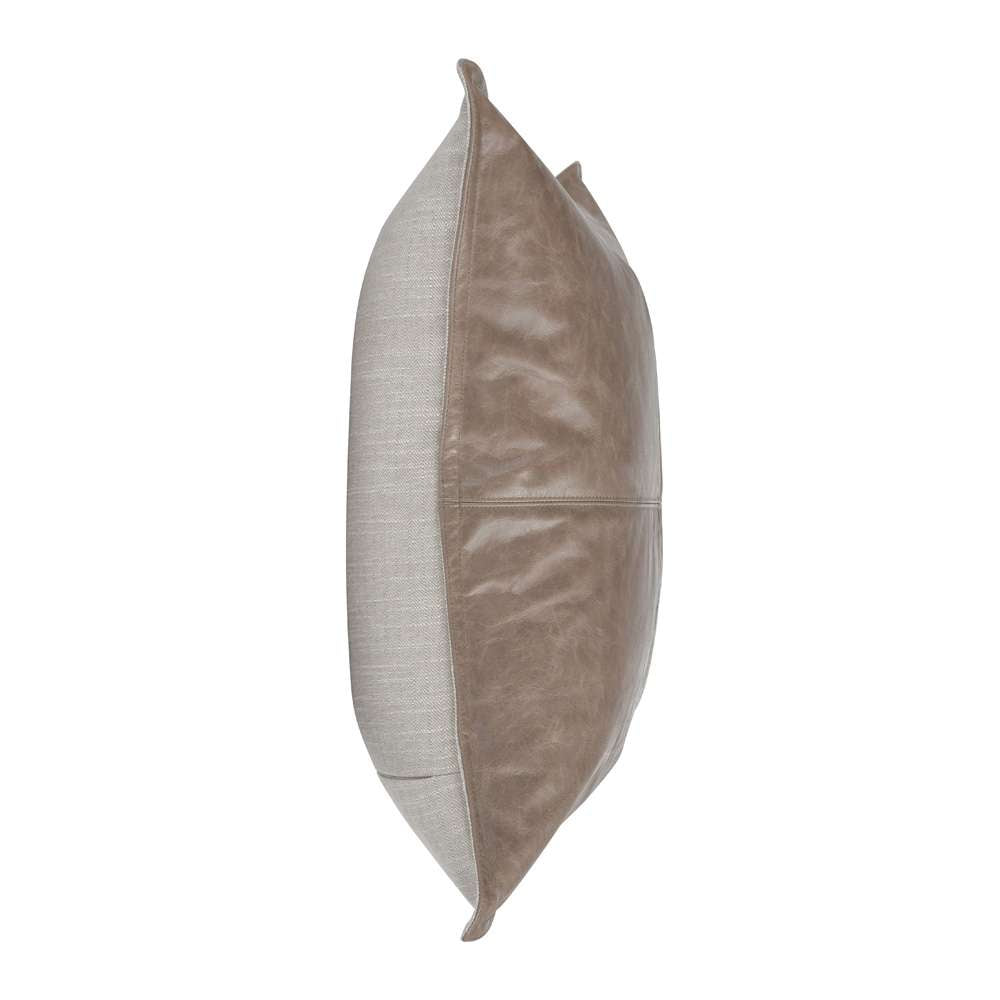 Classic Home - SLD Leather Sandstorm Taupe 22x22 - V250003 veiw 3